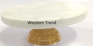 Marbe Cake Stand With Metal Base