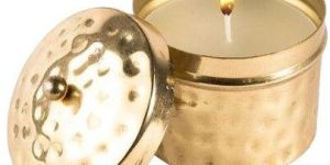 fragrance metal wax candle