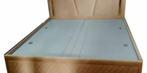 Designer Hydraulic Storage Bed in Teak Finish