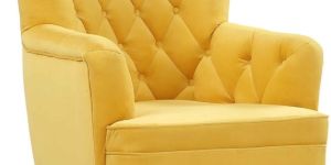 Wingback Chair with Padded Upholstery