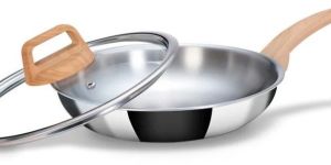 Stainless Steel Triply Frypan 24 Cm