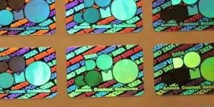 Hologram Paper Labels
