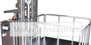 Hydraulic Platform Stacker WITH Cage