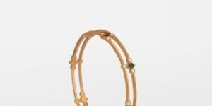 Diamond Bangle with Stone