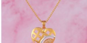 Women Gold Pendant with Stone