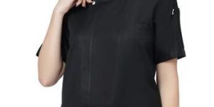 Unisex Zipper Coat Black