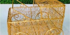 Metal Mesh Wire Mesh Cart Basket