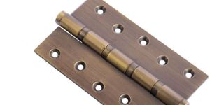 Plain Tip Bearing Hinge Brass