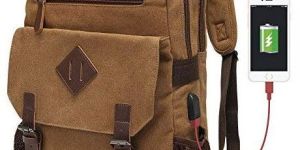 Canvas Backpack For Men Women