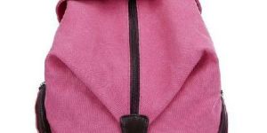 Pink Color Ladies College Bags