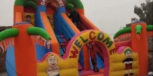 Colored Mickey Mouse Inflatable Bouncy