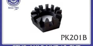 Stub Axle Nut 12 Cut Big Bore L/L-2516