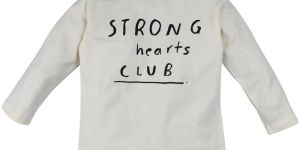 Round Neck Long Sleeves Grey Color T-Shirts For Baby Girls