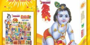 Diwali Crackers Gift Box 50items Akash 2025