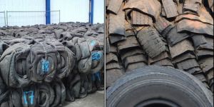 3 Cut Tbr Tyre Shredded Bales