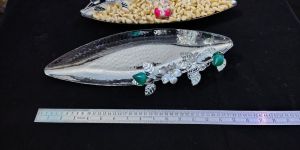 Stainless Steel Designer Dry Fruit Platter