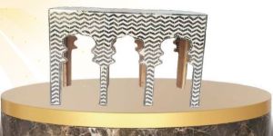 Rectangular Wooden Glass Table