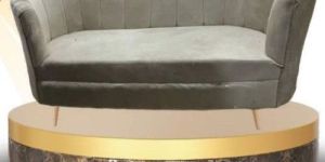 Velvet Three Seater Sofa