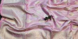 Pure Linen Silk Banarasi Saree