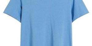 Mens Blue Round Neck T-Shirts
