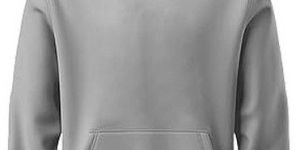 Mens Grey Pullover Hoodie