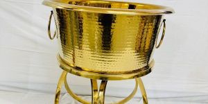 Antique Stainless Steel Decorative Dustbin