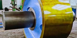 Trunnion Roller Wheel with Axle Assembly