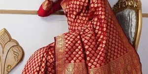 Ladies Bridal Banarasi Silk Saree