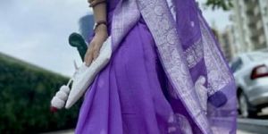 Pure Khaddi Georgette Handloom Banarasi Saree