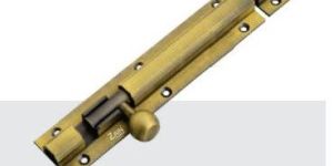 10 Mm Golden Brass Hex Tower Bolt