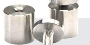 Round Stainless Steel Solid Glass Stud