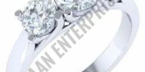 Artificial Diamond Solitaire Ring