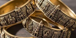 Temple Design Brass Bangles
