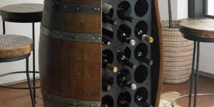 Solid Wood Decorative Bar Barrels