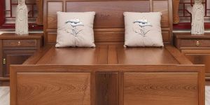 Wooden Designer Double Bed