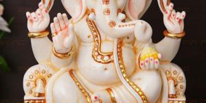 Marble Dust Ganesha Statue