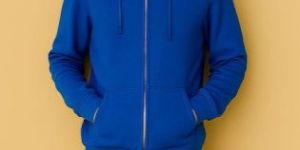Polycotton Hoodie with Zipper
