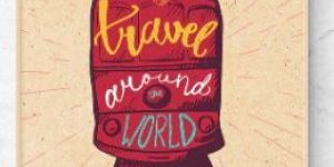 Creative Traveller Wall Poster Best Time To Travel Around The World