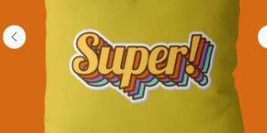 Cute Mustard Yellow Cushion Cover