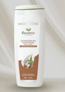 beutanic coconut aloe vera skin repairing body lotion