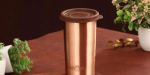 Pure Copper Tumbler with Lid 500ML