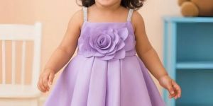 Floral Party Wear Frock for Girls