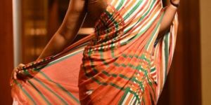 Halter Neck Rich Brown Blouse