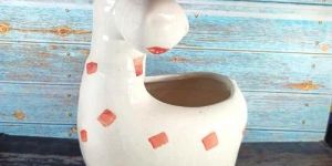Hand Painted Ceramic Planter (6407)
