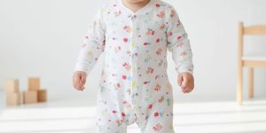 Baby Soft Cotton Printed Full Sleeve Sleepsuit