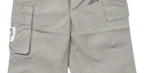 Kids Soft Cotton Elastic Waist Cargo Pants