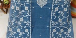Pure Cotton Woven with Tassels Unstitched Suits