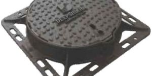 Ductile Iron Manhole Covers - Round Cover, Square Frame