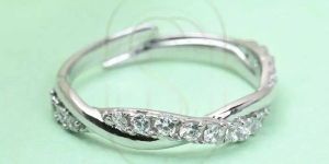 Twist Sterling Silver Adjustable Ring