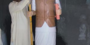 White Marble Standing Life Statue